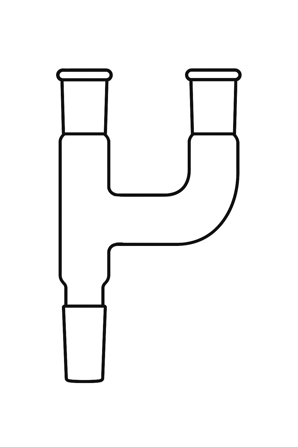 Claisen Adapter - Stone Glass
