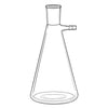 Erlenmeyer Filter Flask - Stone Glass