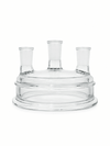 3-Neck Reaction Vessel Lid - Stone Glass