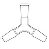 3 Way Connecting Adapter - Stone Glass