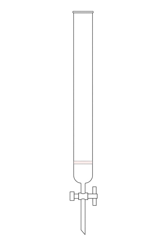Chromatography Fritted Disk Column - Stone Glass