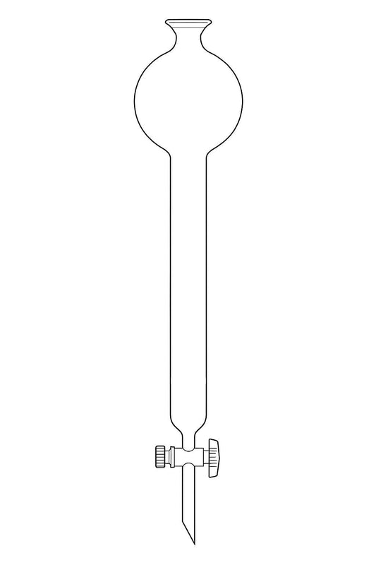 Chromatography Spherical Joint with Reservoirs Column - Stone Glass