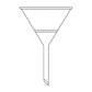 Hirsch Funnel - Stone Glass