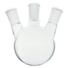 Round Bottom, 3 - Necks Heavy Wall Flask - Stone Glass LLC