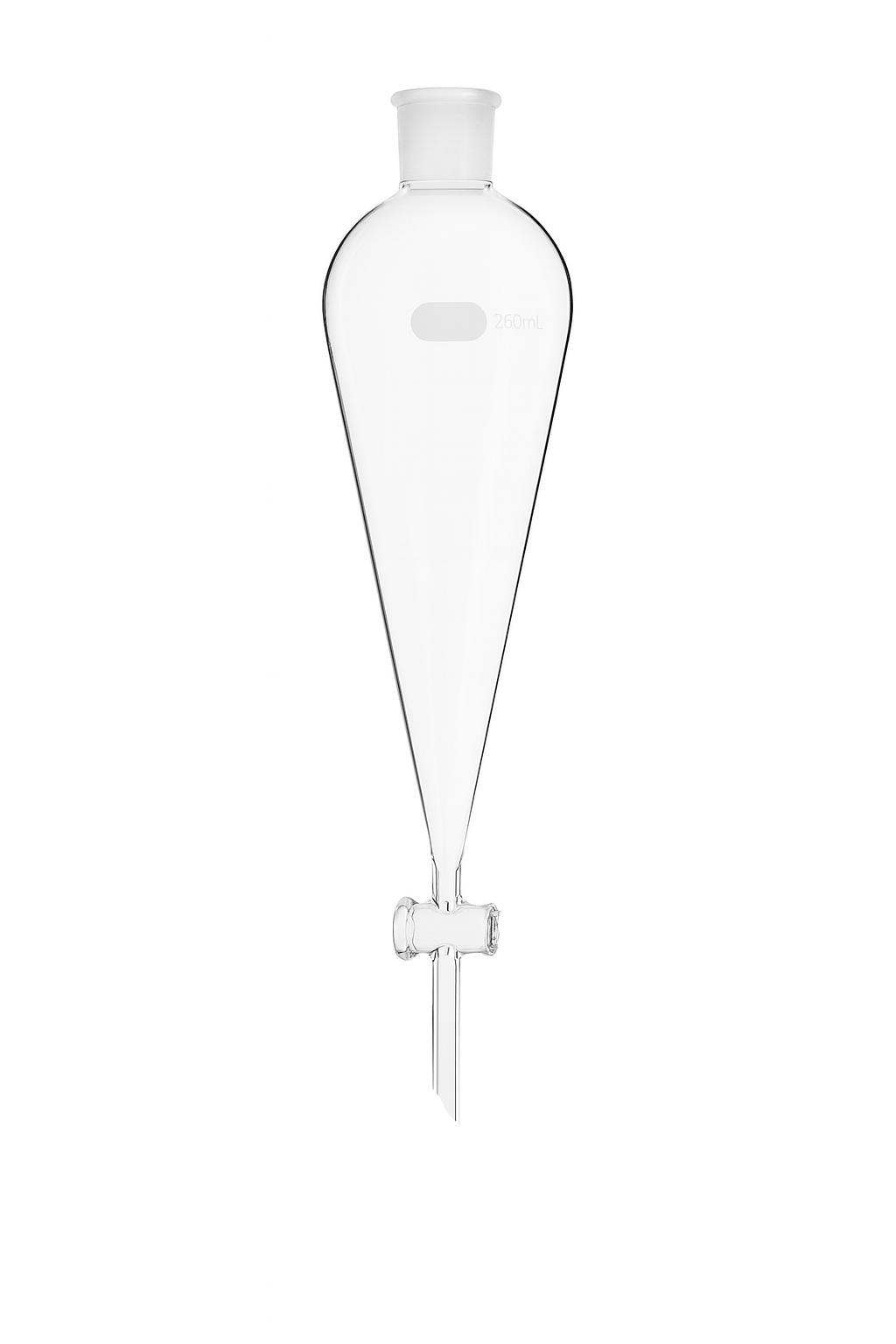 Separatory Squibb Funnel - Stone Glass
