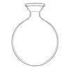 Spherical Joint Heavy Wall, Round Bottom, Flask - Stone Glass