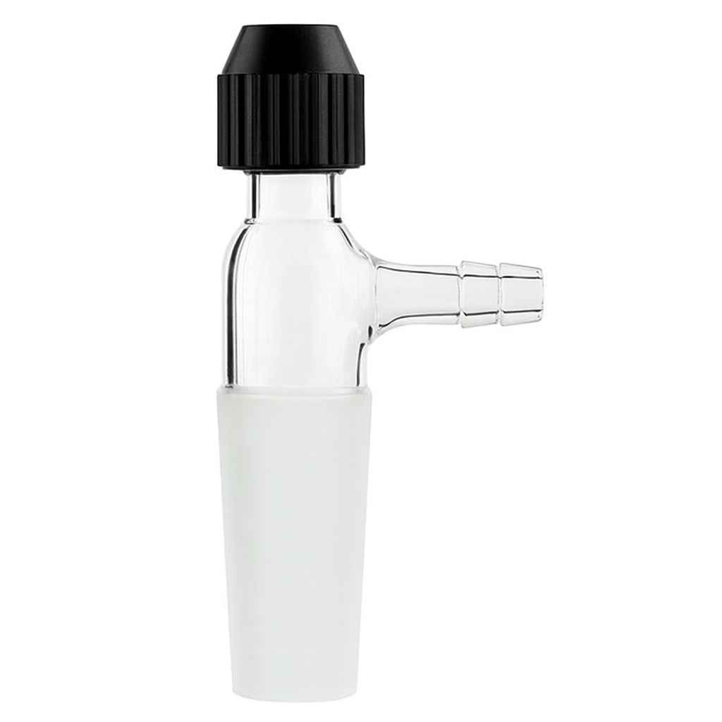 Vacuum Inlet Thermometer Adapter - Stone Glass