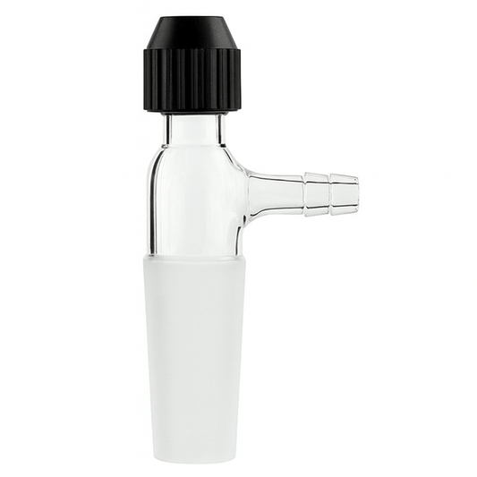 Vacuum Inlet Thermometer Adapter - Stone Glass