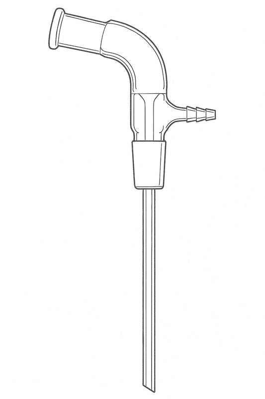 Vacuum Long Stem 105º Adapter - Stone Glass